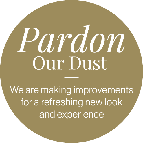 Pardon our dust Badge